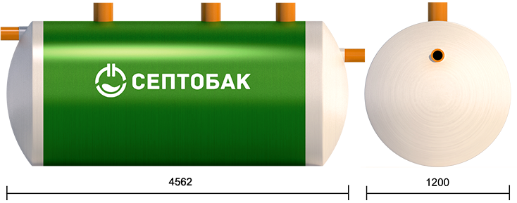Септобак БИО 5.0 размеры