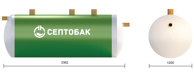 Септобак БИО 3.5 размеры